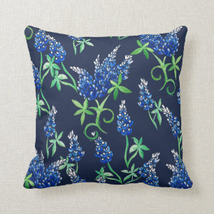 Coussin Bluebonnets texan State Flower Bluebonnet
