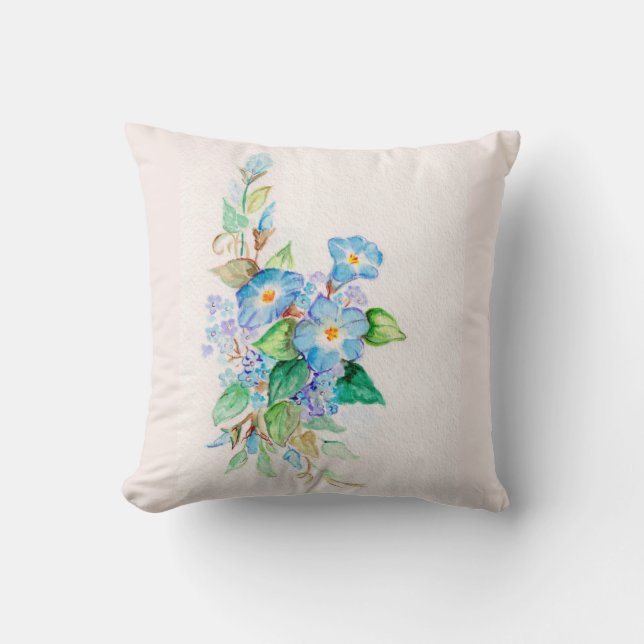 Coussin Blues célestes (Recto)