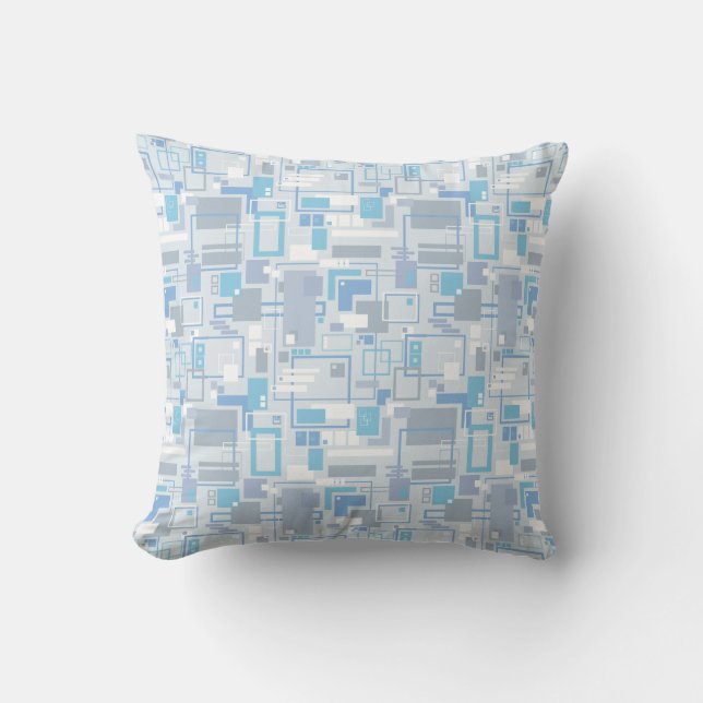 Coussin Blues du chat cool (Recto)