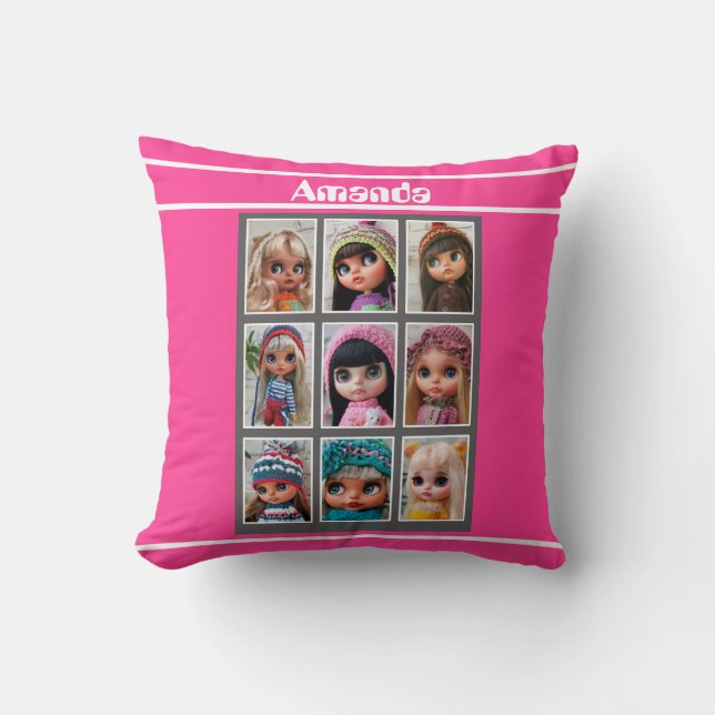 Coussin blythe photos poupées (Recto)