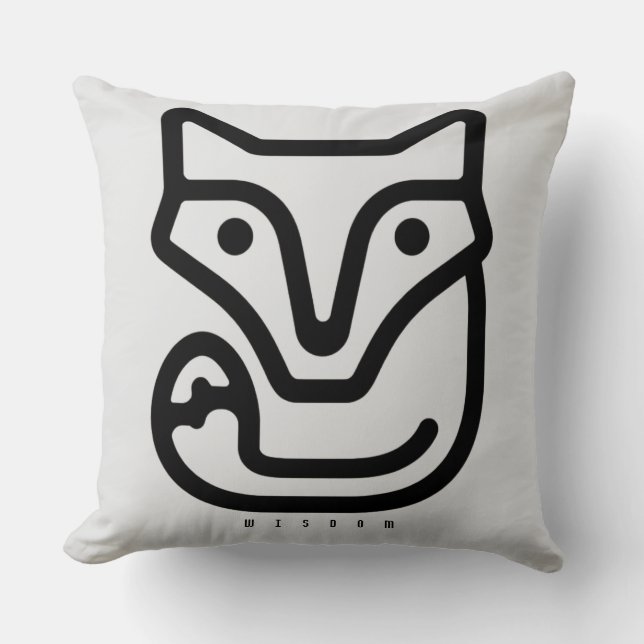 Coussin BOAZ Ours – Icône de Force (Recto)