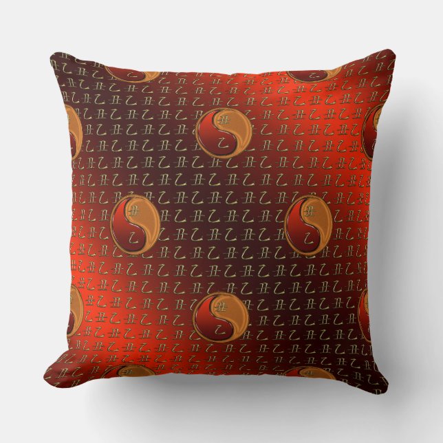 Coussin Boeuf de bois (Recto)