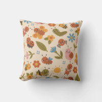 Bogue mignon Motif Insectes de bois pour enfants
