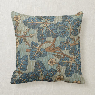 Coussin Boho, art Nouveau floral, carreau de coton