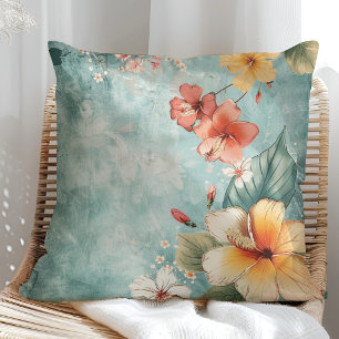 Coussin Boho Breezy Fleur tropicale