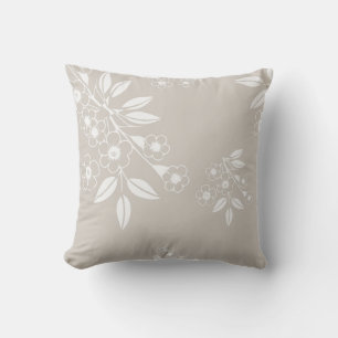 Coussin Boho Chic Floral Motif esthétique