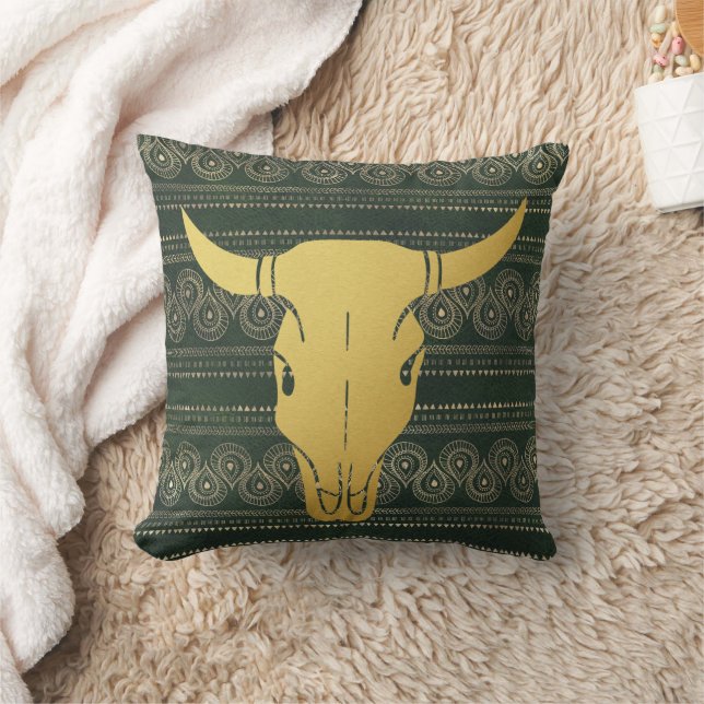 Coussin Boho Gold Steer (Couverture)