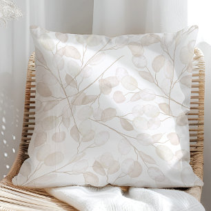 Coussin Boho Neutre Sec Lunaria Lune Violet
