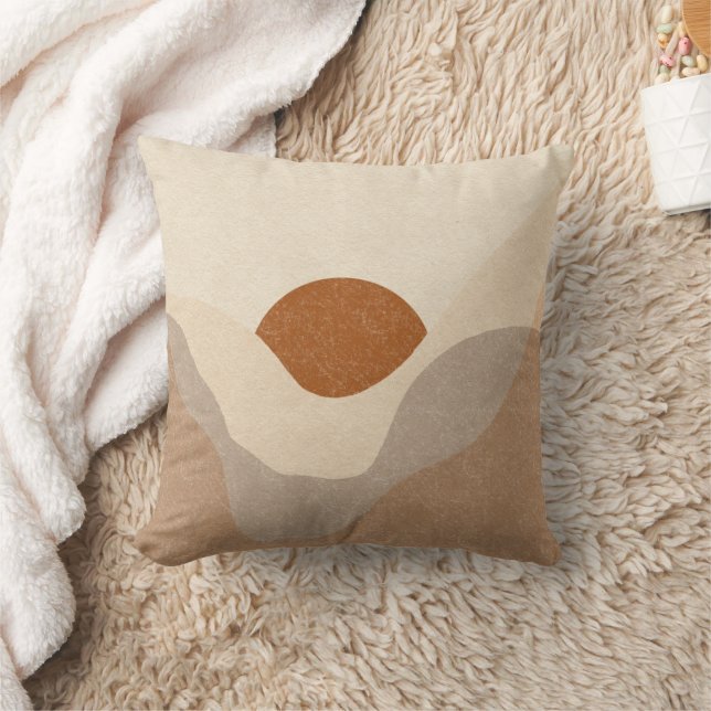 Coussin Boho Terracotta Cream Sun Desert (Couverture)