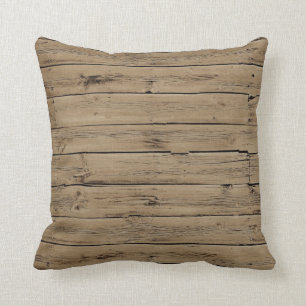 Coussin Bois rustique