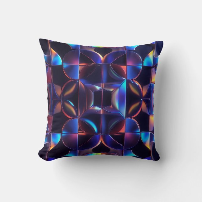 Coussin Bold Geometric Accent Pillow (Recto)