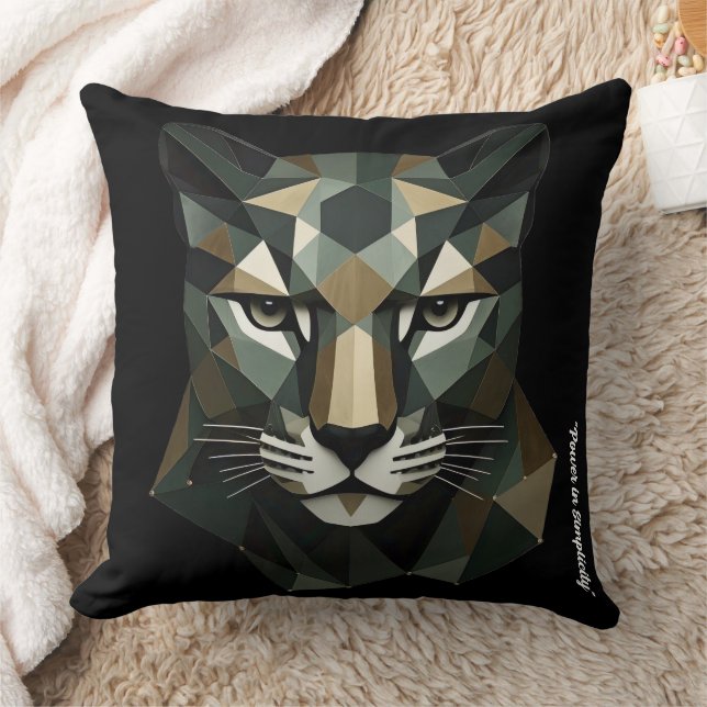 Coussin "Bold Triangular Form" Throw Pillow (Couverture)