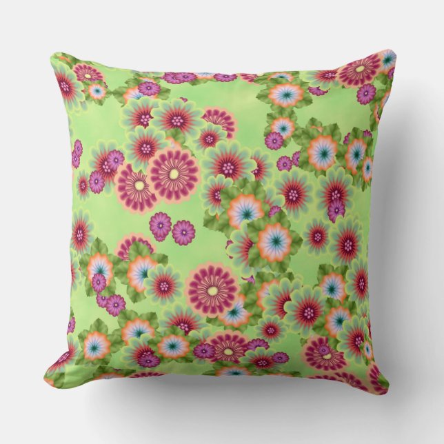 Coussin bombe à fleurs 6 (Recto)