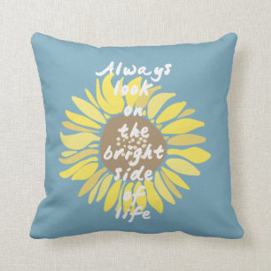 Coussin Bon côté de tournesols