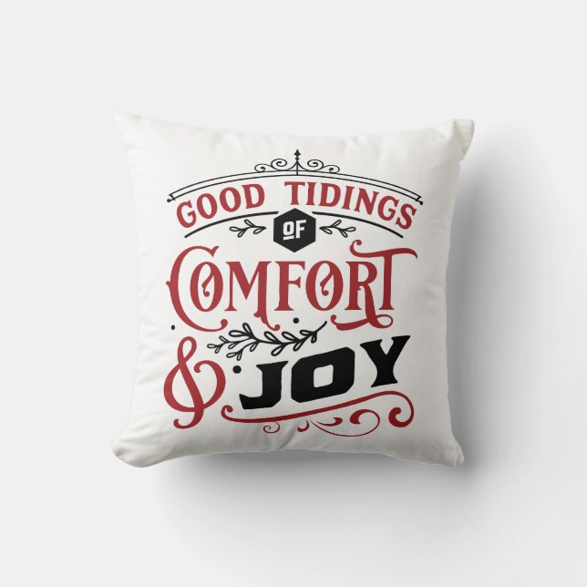 Coussin Bon goût du confort et de la joie | Ferme (Recto)