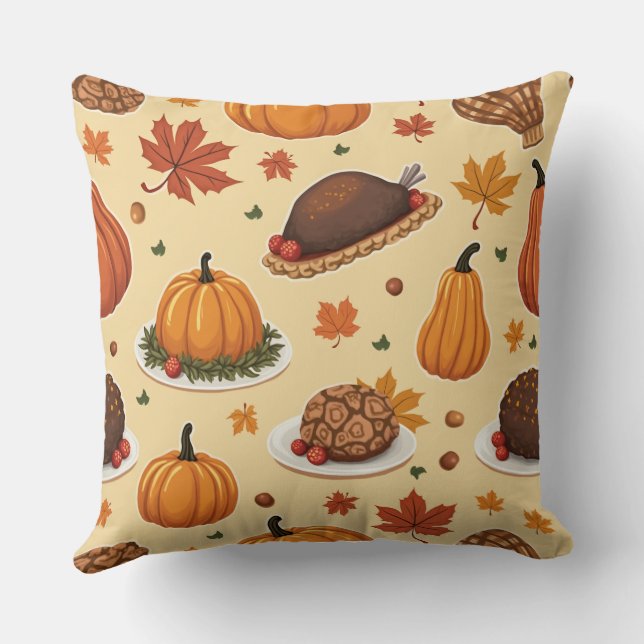 Coussin Bon thanksgiving jour (Verso)