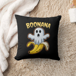 Coussin Bonana Fantôme Mignon Banane Halloween