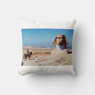 Coussin Bonaparte devant le Sphinx de Jean-Léon Gérôme