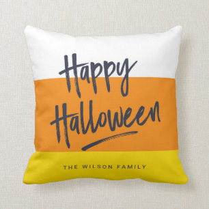 Coussin Bonbons au maïs doux Halloween heureux