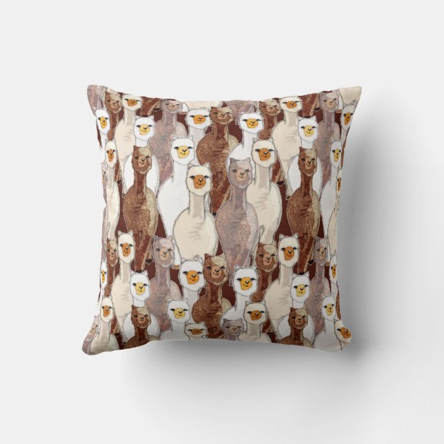 Coussin Bonheur d'Alpaca (Verso)