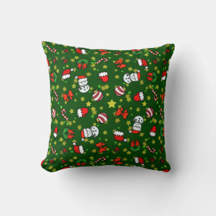 Coussin Bonhomme de neige de fête
