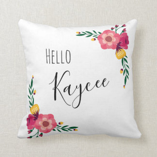 Coussin Bonjour