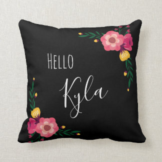 Coussin Bonjour