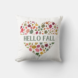 Coussin Bonjour automne