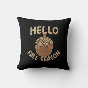 Coussin Bonjour automne cosy Gland de saison