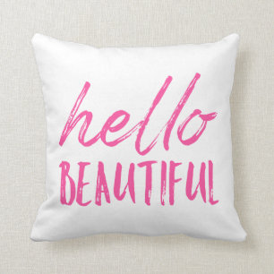 Coussin Bonjour Belle