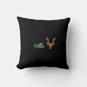 Coussin Bonjour Cerf