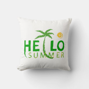 Coussin Bonjour été