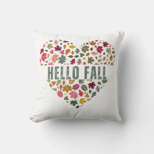 Coussin Bonjour l'art d'automne