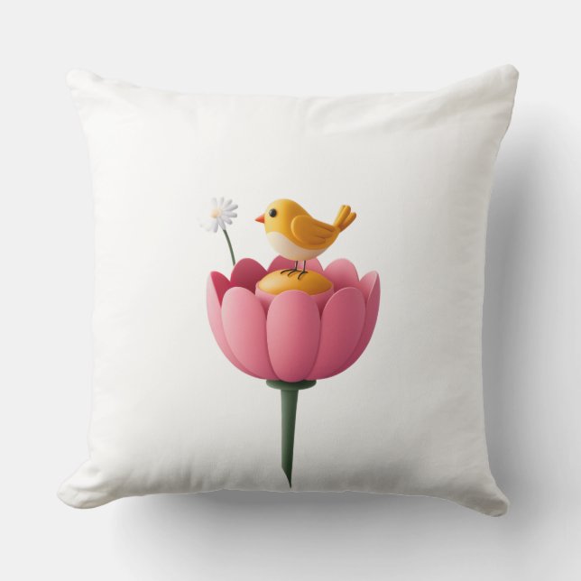 Coussin Bonjour l'été  (Recto)