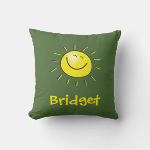 Coussin Bonjour Sun