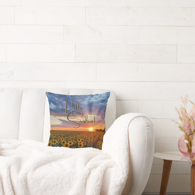 Coussin Bonjour Sunshine Sunflower (Canapé)