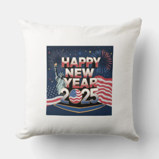 Coussin Bonne année 2025 Design - Festif et créatif