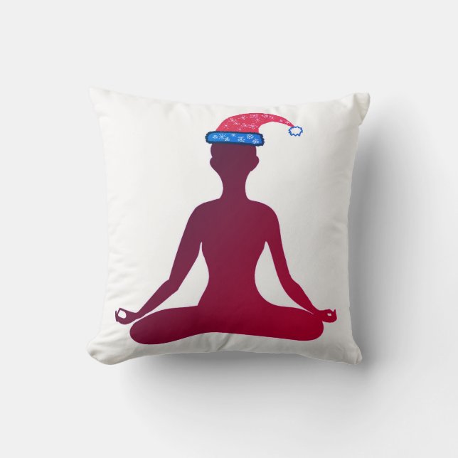 Coussin Bonne année Cushion Yoga (Recto)