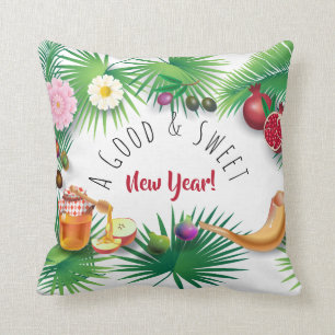 Coussin  Bonne et douce année ! Rosh Hashanah