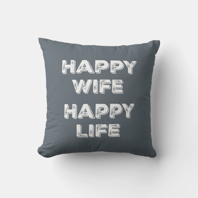 Coussin Bonne Femme Bonne Vie (Recto)