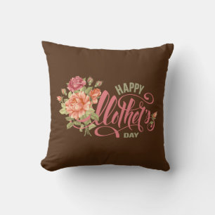 Coussin Bonne Fête Des Mères Avec Amour Et Fleurs Printem