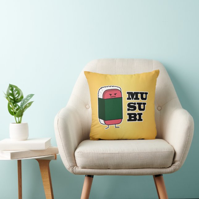 Coussin Bonne Hawaiian Musubi Sushi Nori (Chaise)