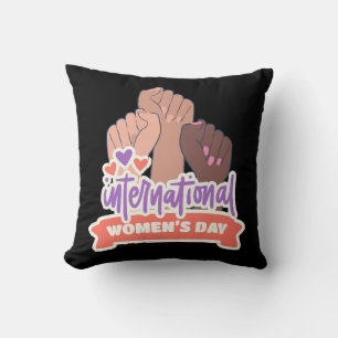 Coussin Bonne Journée internationale de la femme
