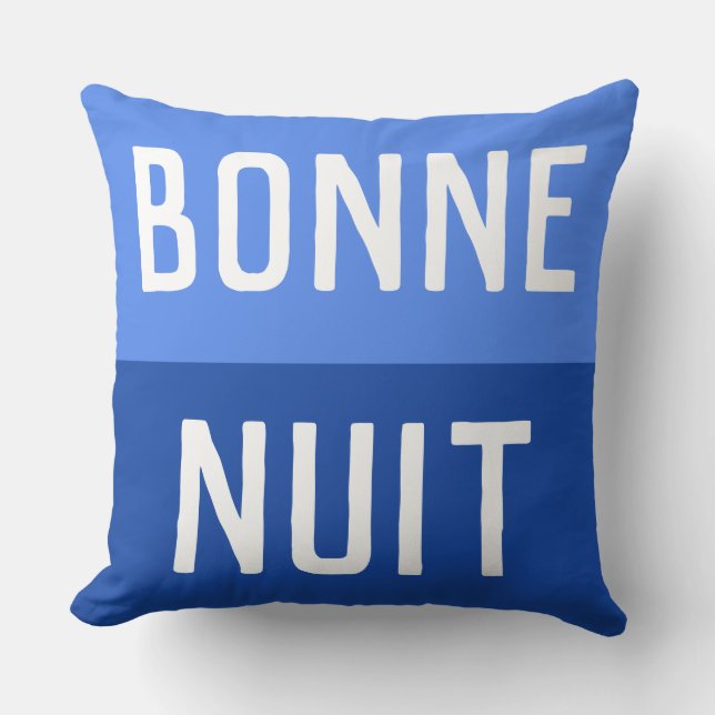 Coussin Bonne Nuit (Recto)