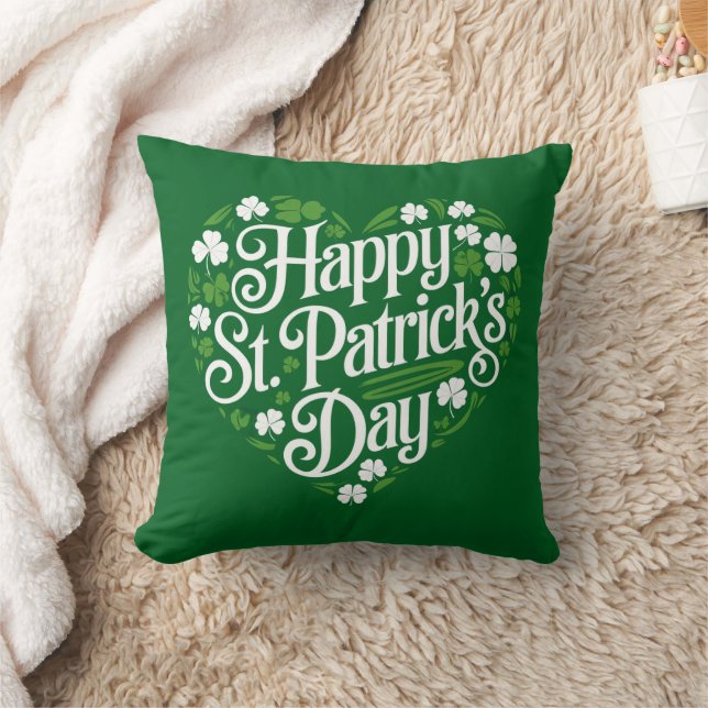 Coussin Bonne Saint Patrick's Day (Couverture)