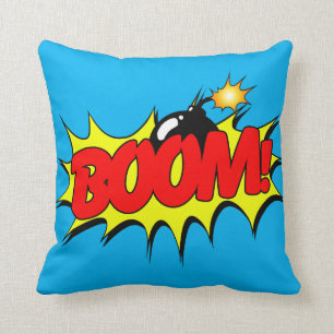 Coussin Boom - signe/coussin comiques