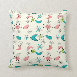 Coussin Boomerangs modernes du milieu du siècle
