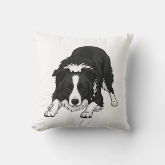 Coussin Border Collie Dog