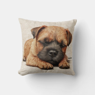 Coussin Bordure Terrier Chien Chien Chien Race Cute Dormir