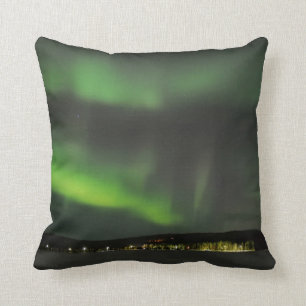 Coussin Borealis de l'aurore dans le carreau de ciel